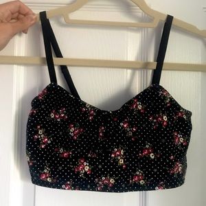 FOREVER 21 FLORAL BRALETTE